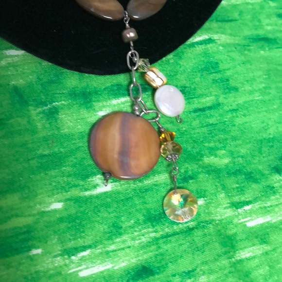 🌺NEW ITEM🌺925 SILVER CLASP ART GLASS NECKLACE - Picture 7 of 13